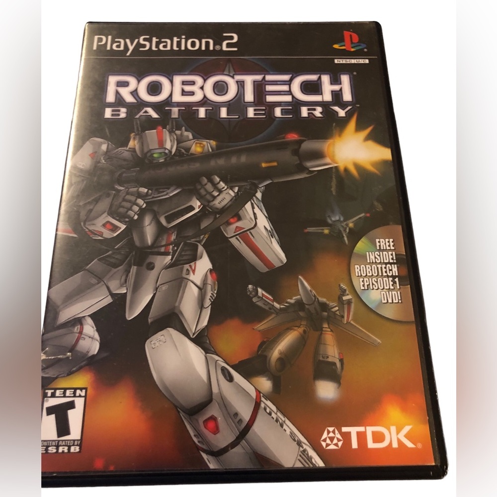 Robotech: Battlecry - Sony Playstation 2 PS2 Complete with manual & DVD episode
